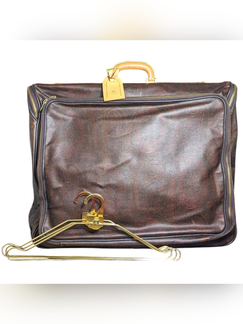 Etro | Vintage Paisley Coated Canvas Large Travel Garment Bag
